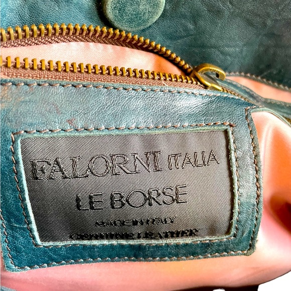 Falorni Teal Handbag - Picture 7 of 10